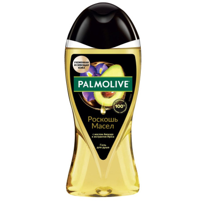 Palmolive роскошь масел гель для душа с маслом авокадо и экстрактом ириса 250 мл 
