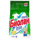 Биолан автомат стиральный порошок эконом эксперт 2,4 кг