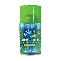 Chirton Fresh Line сменный баллон для автоматического освежителя воздуха лесной водопад 250 мл