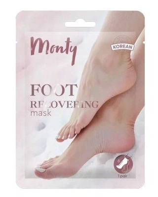 Monty восстанавливающая маска носки для ног 