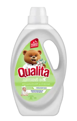 Qualita кондиционер для детского белья pure флакон 1000 мл 