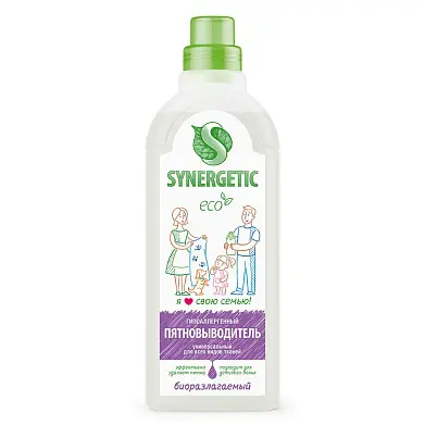 Synergetic пятновыводитель для одежды 1 л