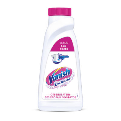 Vanish Oxi Action отбеливатель для тканей жидкий 450 мл 