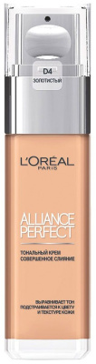 Тональный крем LOREAL АЛЬЯНС ПЕРФЕКТ D4 Золотистый 