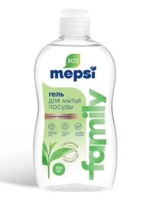 Mepsi гель для мытья посуды с экстрактом зеленого чая 500 мл 