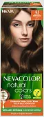 Nevacolor Natural Colors стойкая крем краска для волос 6.3 скорлупа лесного ореха