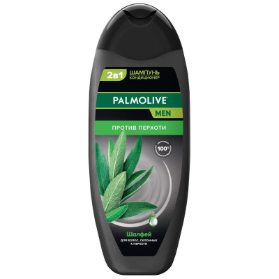 Palmolive men 2 в 1 шампунь кондиционер против перхоти шалфей 450 мл 