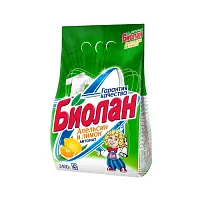 Биолан автомат стиральный порошок апельсин и лимон 2,4 кг