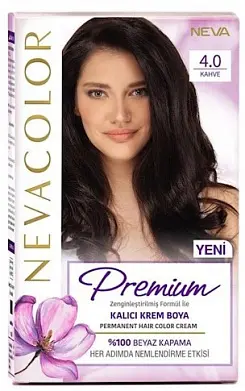Nevacolor Е стойкая крем краска для волос 4.0 кофе