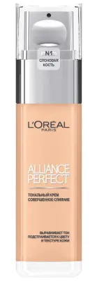 Тональный крем LOREAL АЛЬЯНС ПЕРФЕКТ №1 Слоновая кость 