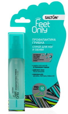 SALTON LADY feet comfort спрей дезодорант для ног и обуви профилактика грибка 60мл 