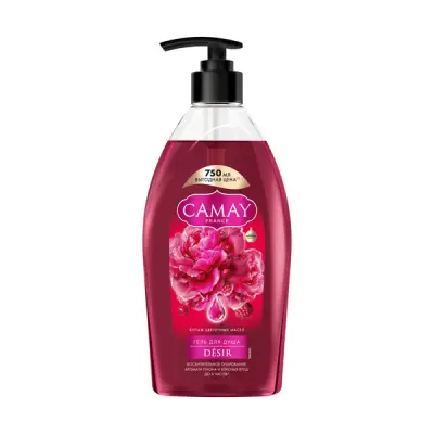 Camay женский парфюмированный пион и красные ягоды 750 мл 