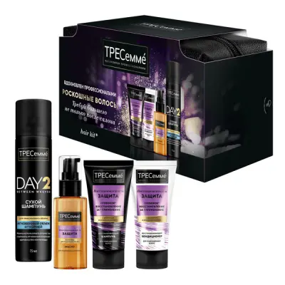 ПН ТРЕСеммé восстановление и защита шампунь 45 мл кондиционер для волос 45 мл масло для волос 50 мл сухой шампунь 75 мл 