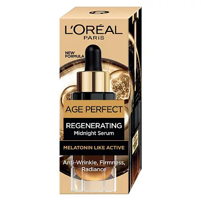 L'Oreal Paris сыворотка для лица интенсивно восстанавливающая age perfect midnight serum 30 мл