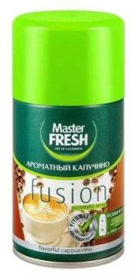 Master FRESH освежитель воздуха сменный баллон ароматный капучино 250 мл 