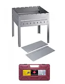 Forester мангал разборный со складным дном в пластиковом кейсе 40х30см