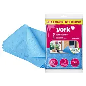 York салфетка супервпитывающая премиум 4+1 шт в подарок