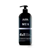 Aura Professional men шампунь глубокое очищение новый флакон дозатор 1000 мл