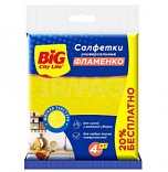 BIG City салфетки вискозные фламенко 5 шт