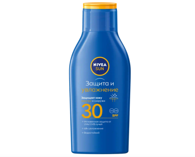 Nivea увлажняющий солнцезащитный лосьон защита и увлажнение spf 30 100 мл 