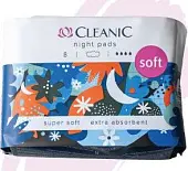 Cleanic Soft Прокладки гигиенические ночь 4* 8 шт