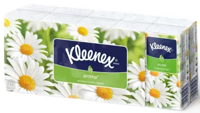 Kleenex носовые платочки ромашка 10 шт 