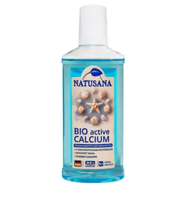 Natusana bio active calcium ополаскиватель 250 мл 