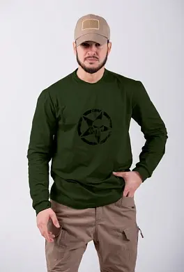 Black Rams Пуловер тёмный хаки XL