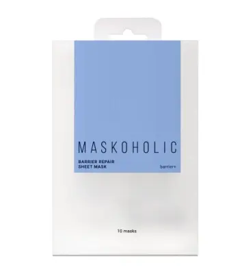 Maskoholic тканевая маска восстанавливающая кожный барьер набор 10 шт 