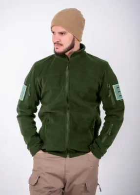 Black Rams Мужская Флисовая куртка 106 Хаки M 