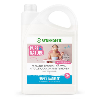 Synergetic гель для мытья детской посуды 3,5 л 