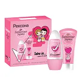 ПН Рексона Бархатные ручки дезодорант шарик 50 мл крем для рук 45 мл