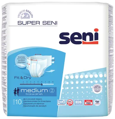 Подгузники BELLA SUPER SENI AIR 10шт 
