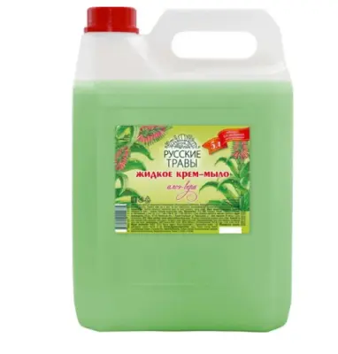 Русские травы Крем-мыло жидкое Алоэ-вера, 5л 