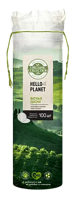 Organic collection ватные диски planet п э с веревочкой 100 шт