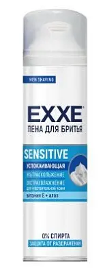 EXXE пена для бритья успокаивающая для чувствительной кожи 200 мл