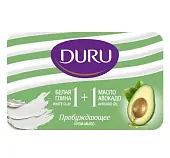 Duru туалетное мыло 1+1 Белая глина и Масло авокадо Soft 80г