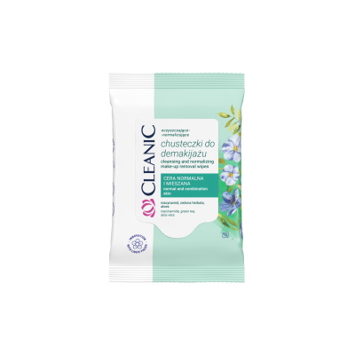 Cleanic мицеллярные салфетки для снятия макияжа очищающие и нормализующие салфетки 10 шт 