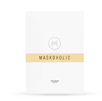 Maskoholic маска для лица и шеи тканевая противоотечная с пептидным комплексом eye regener