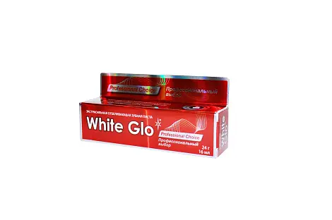 White Glo зубная паста отбеливающая профессиональный выбор 24 гр