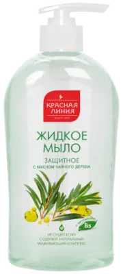 Красная линия жидкое мыло защитное 520 г 