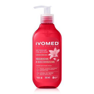 IVOMED гель для душа увлажнение и восстановление 300 мл 