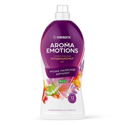 Synergetic кондиционер для белья концентрированный emotions joy радость 1,8 л 