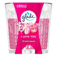 Glade ароматизированная свеча i love you 130 г