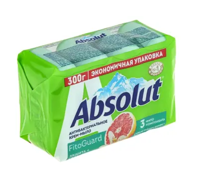 Absolut fitoguard мыло туалетное грейпфрут и бергамот 4*75 г 