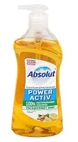 ABSOLUT гель бальзам для посуды цедра лимона и куркума 500 г дозатор