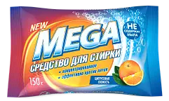 Mega cредство для стирки твердое цитрусовая свежесть 150 г