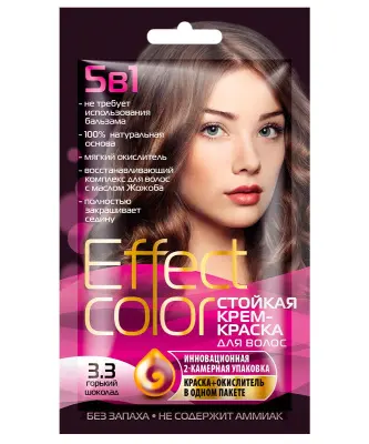 Effect С краска для волос тон 3.3 горький шоколад 
