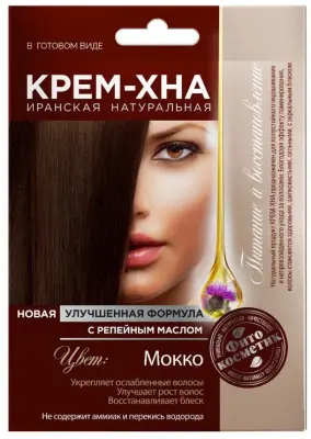Фитокосметик крем хна 50мл мокко 