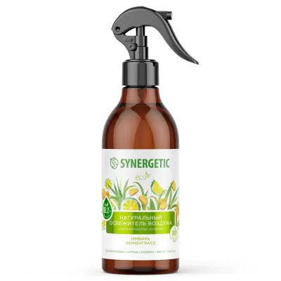 Synergetic освежитель воздуха имбирь и лемонграсс 380 мл 